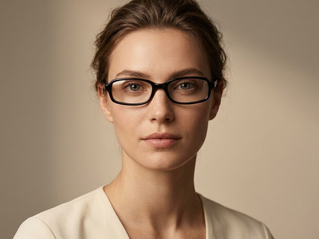 Rectangular Grey Acetate Glasses #BS2012-4089