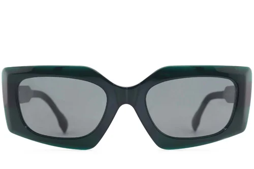 Lunettes de soleil papillon en acétate vert #BS2012-4135