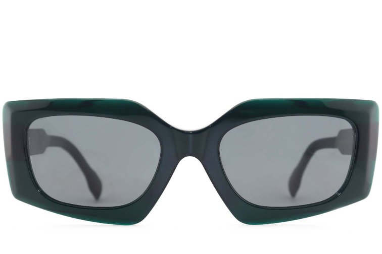 Butterfly Green Acetate Sunglasses #BS2012-4135
