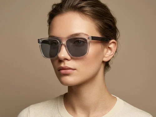 Aviator Transparent Acetate Sunglasses #BS2012-4140