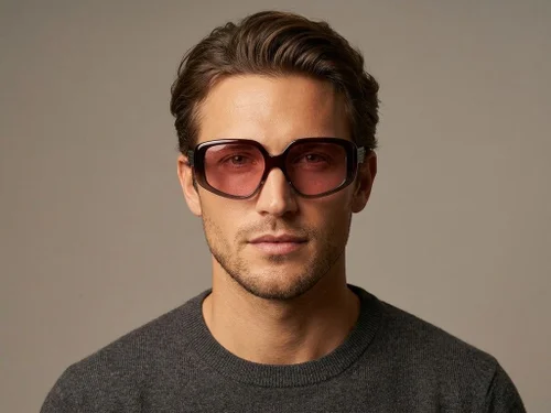 Butterfly Red Acetate Sunglasses #BS2012-4144
