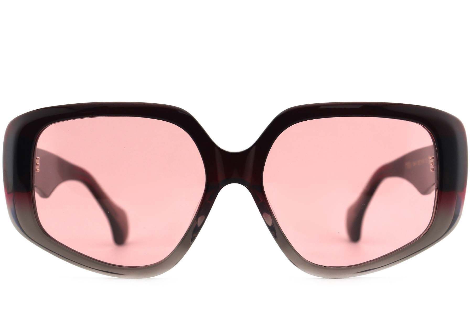 Butterfly Red Acetate Sunglasses #BS2012-4144