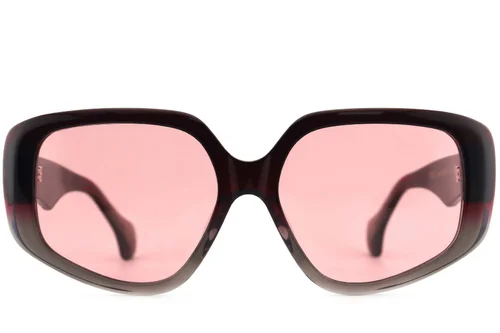 Butterfly Red Acetate Sunglasses #BS2012-4144