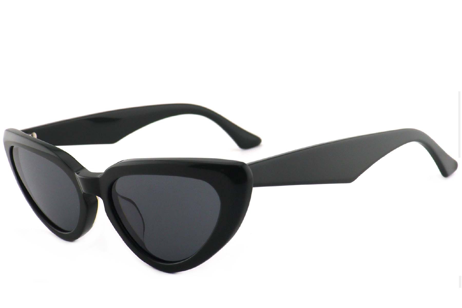 Lunettes de soleil papillon en acétate vert #BS2012-4156