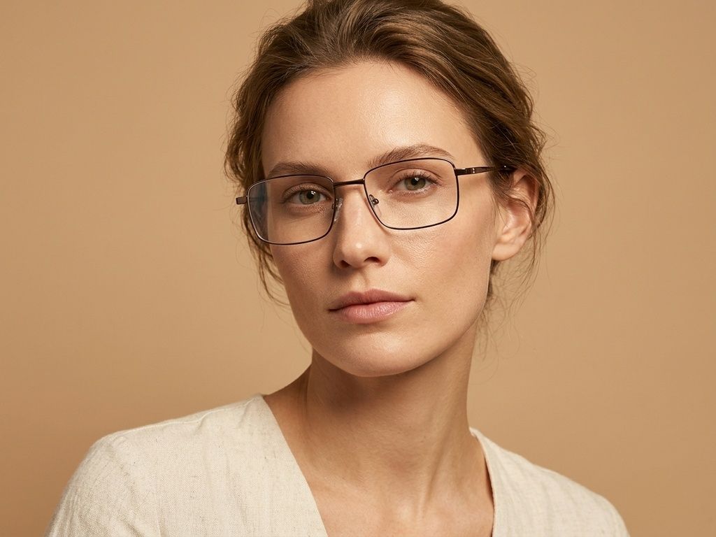 Rectangular Copper Metal Glasses #BS2012-4164