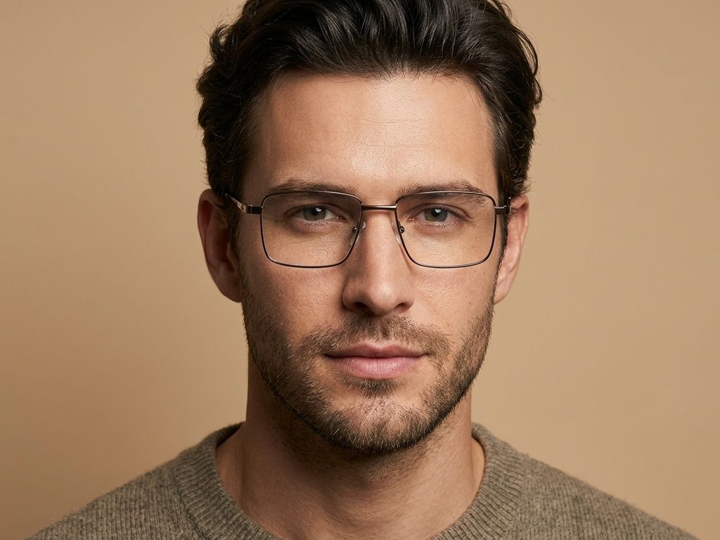 Rectangular Copper Metal Glasses #BS2012-4169