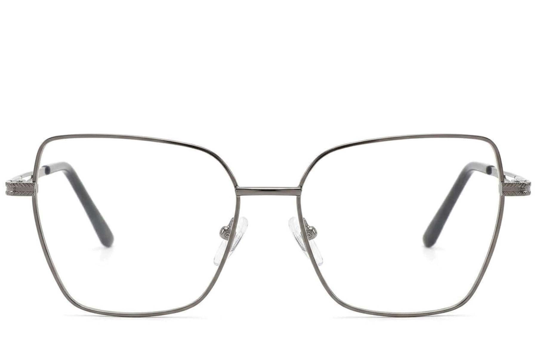 Gafas de metal gris mariposa #BS2012-4186