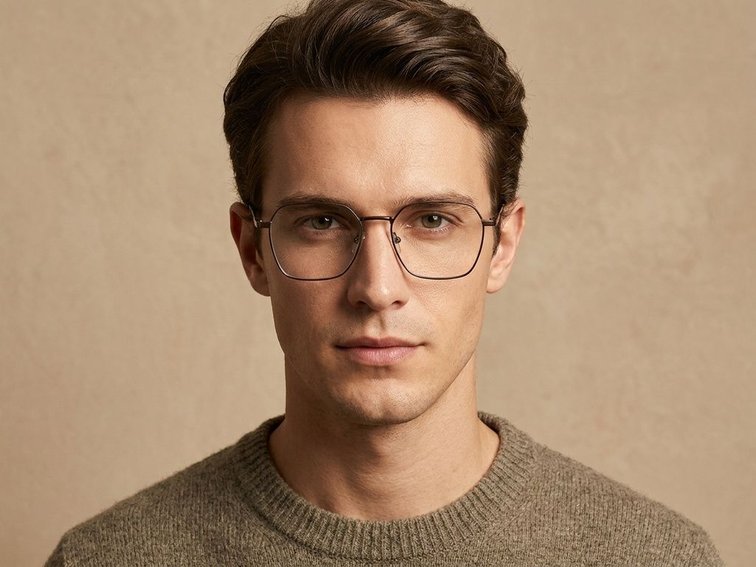 Geometric Copper Metal Glasses #BS2012-4200