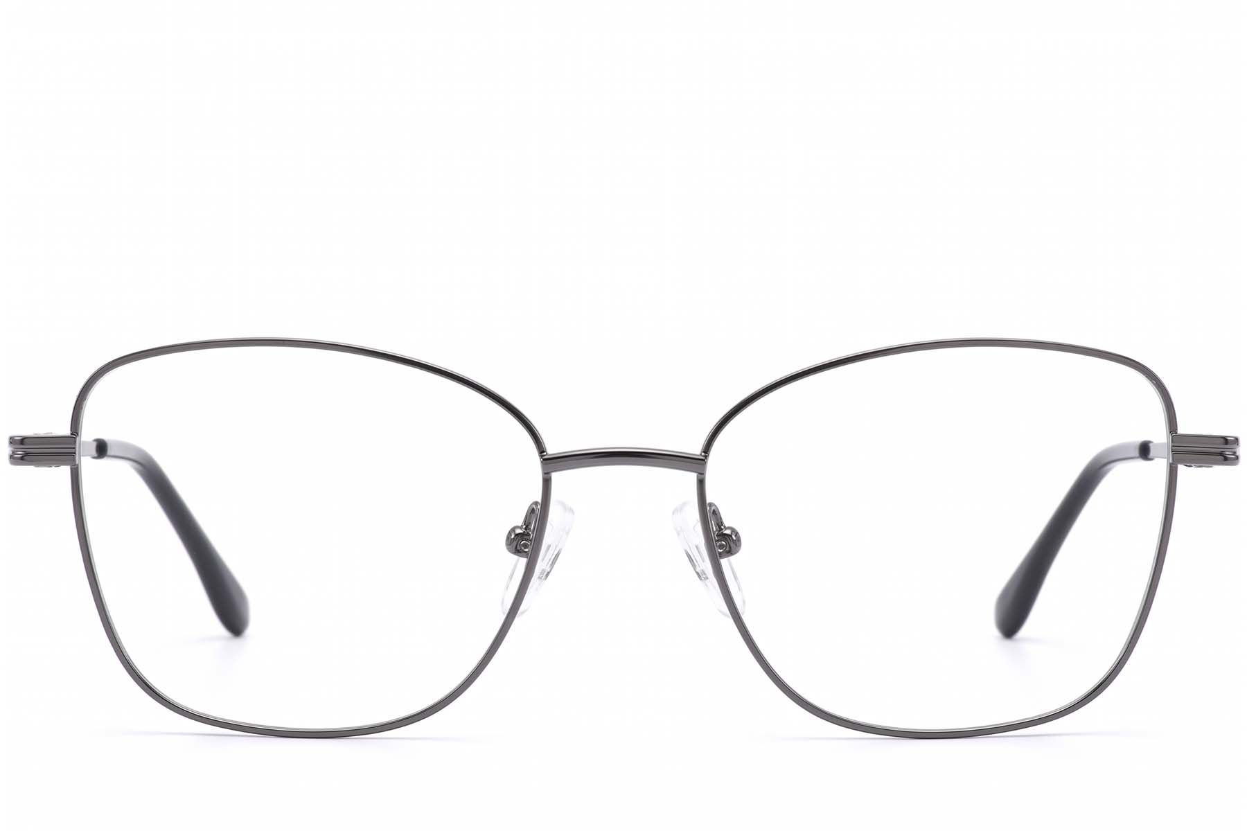 Gafas de metal gris mariposa #BS2012-4224