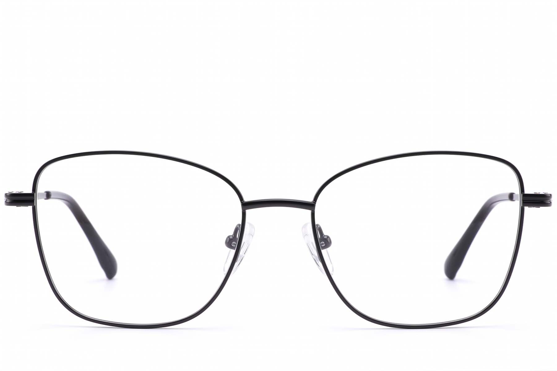 Gafas de metal negro con forma de mariposa #BS2012-4225