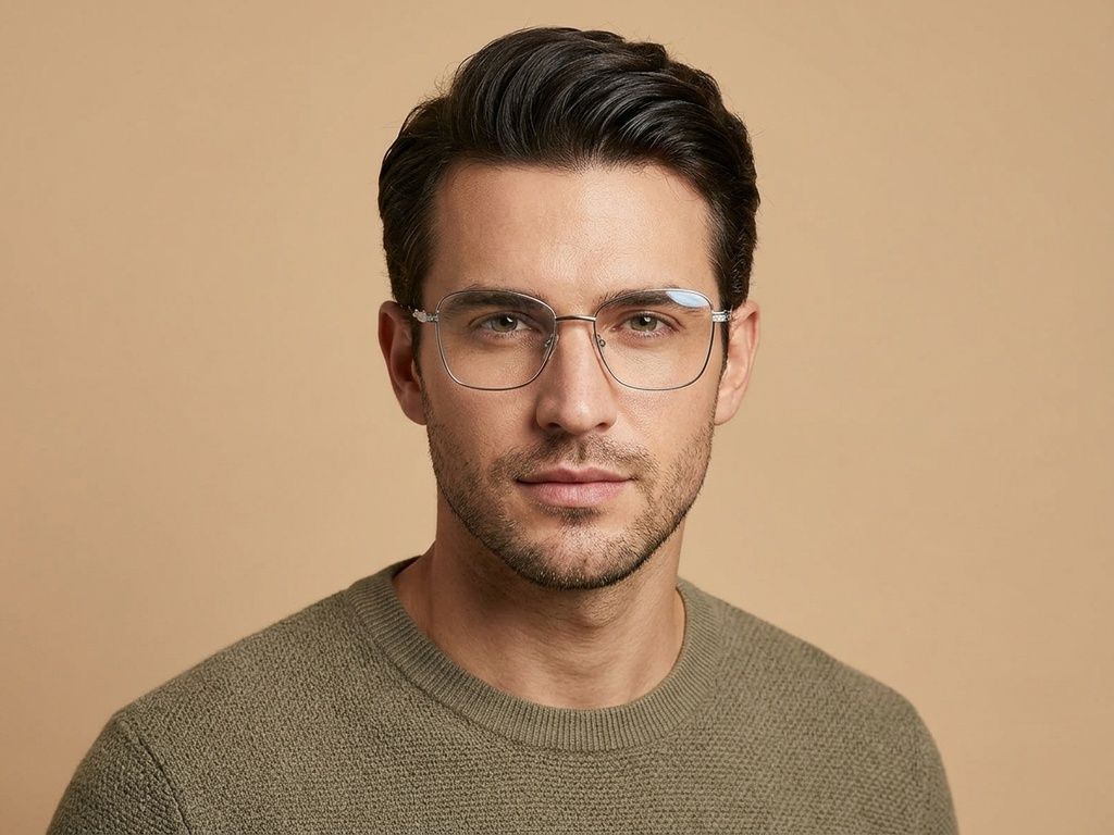 Gafas de metal plateado con forma de mariposa #BS2012-4232