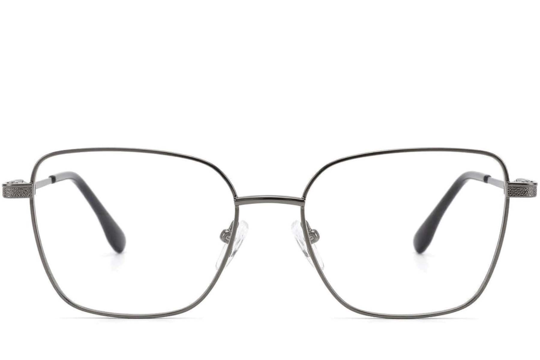 Gafas de metal gris mariposa #BS2012-4236