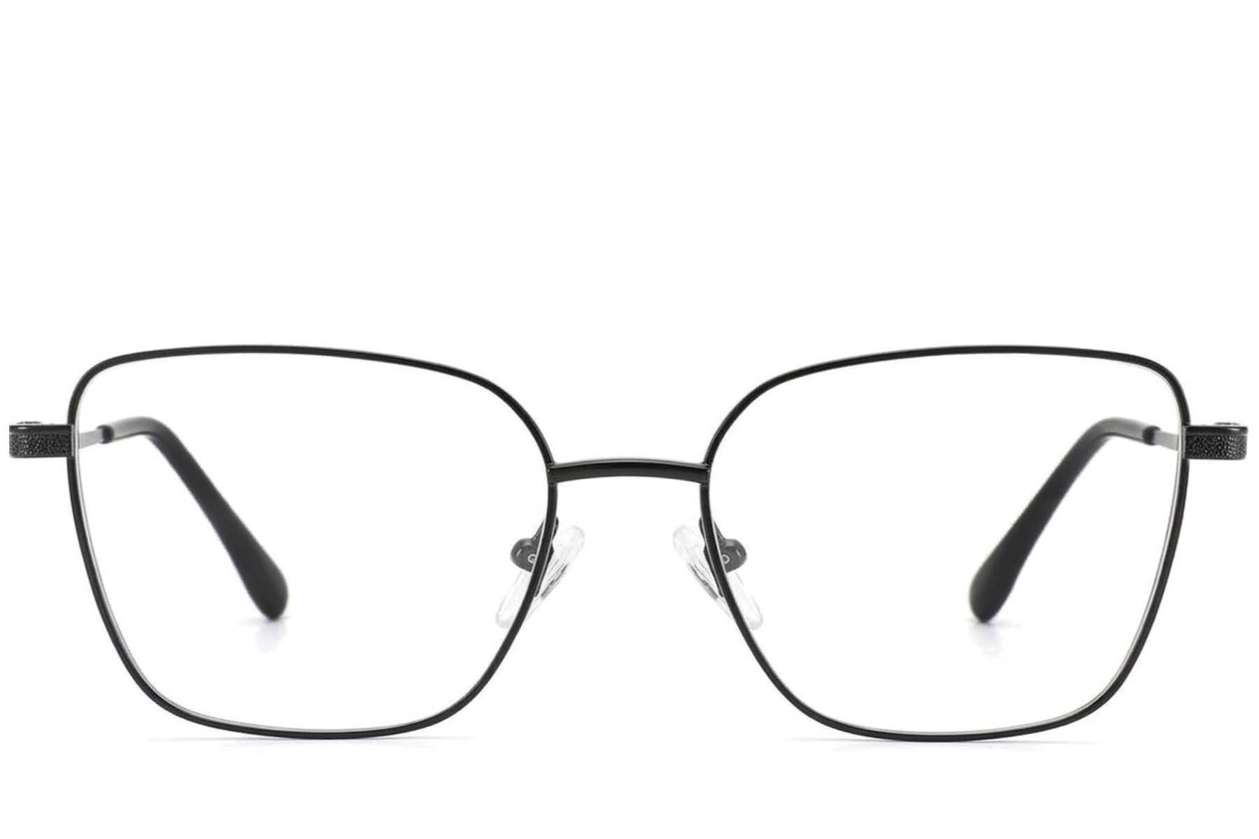 Gafas de metal negro con forma de mariposa #BS2012-4237