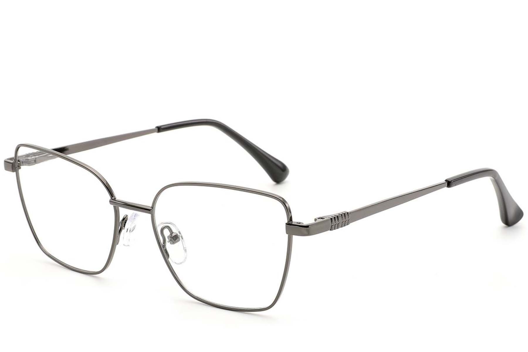 Gafas de metal gris mariposa #BS2012-4300