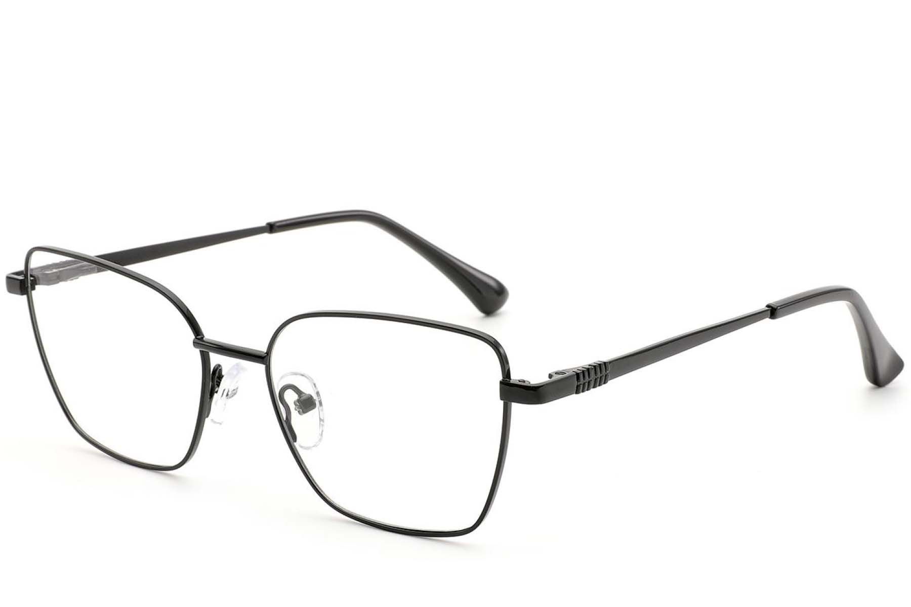 Gafas de metal negro con forma de mariposa #BS2012-4301