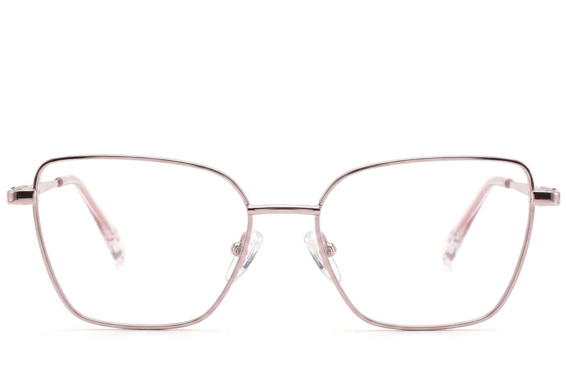 Gafas metálicas rosas con mariposa #BS2012-4304