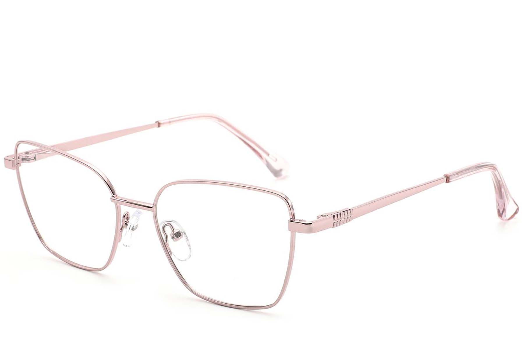 Gafas metálicas rosas con mariposa #BS2012-4304