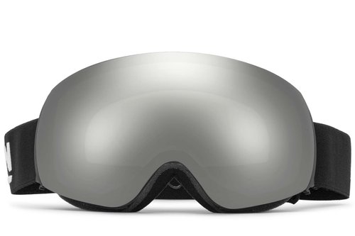 Unregelmäßige schwarze Skibrille aus TPU-Kunststoff mit magnetischer Linse #BS2019-0002