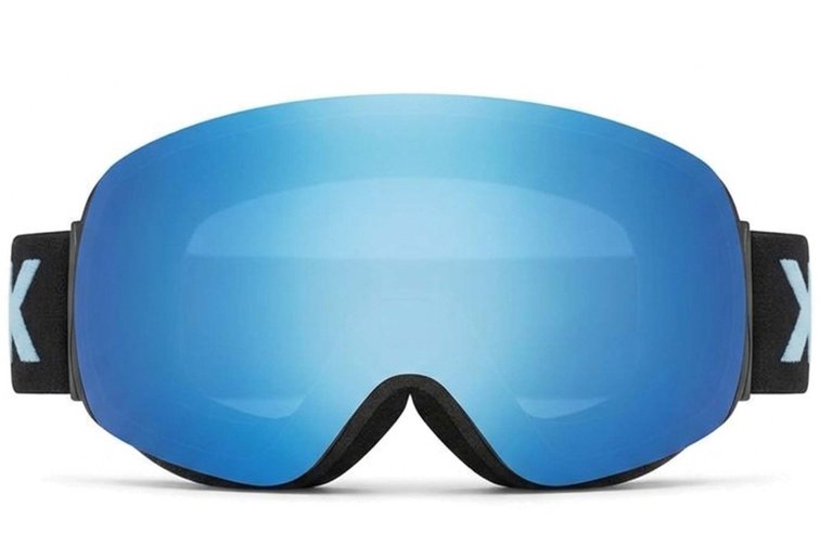 Irregular Black TPU Plastic Magnetic Lens Ski Goggles #BS2019-0005