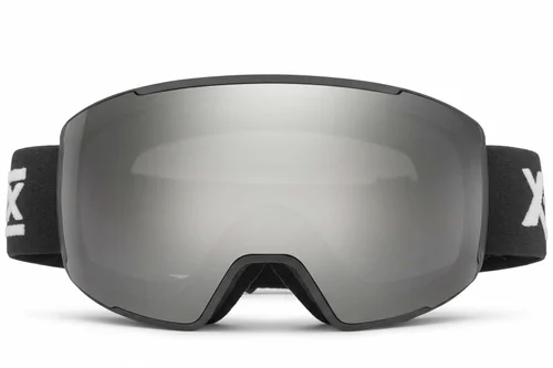 Unregelmäßige schwarze Skibrille aus TPU-Kunststoff mit magnetischer Linse #BS2019-0008