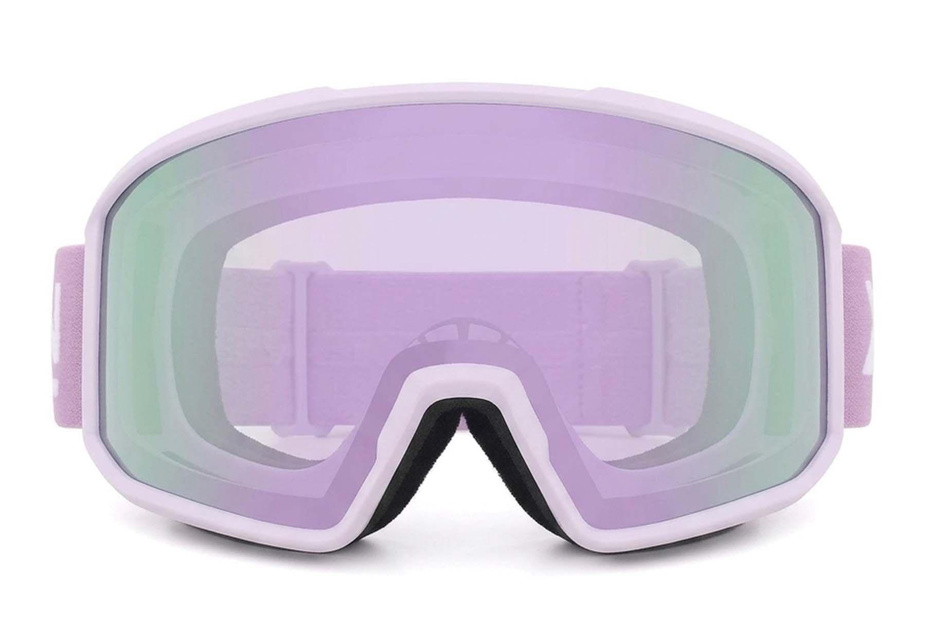Irregular Purple TPU Plastic Ski Goggles #BS2019-0023