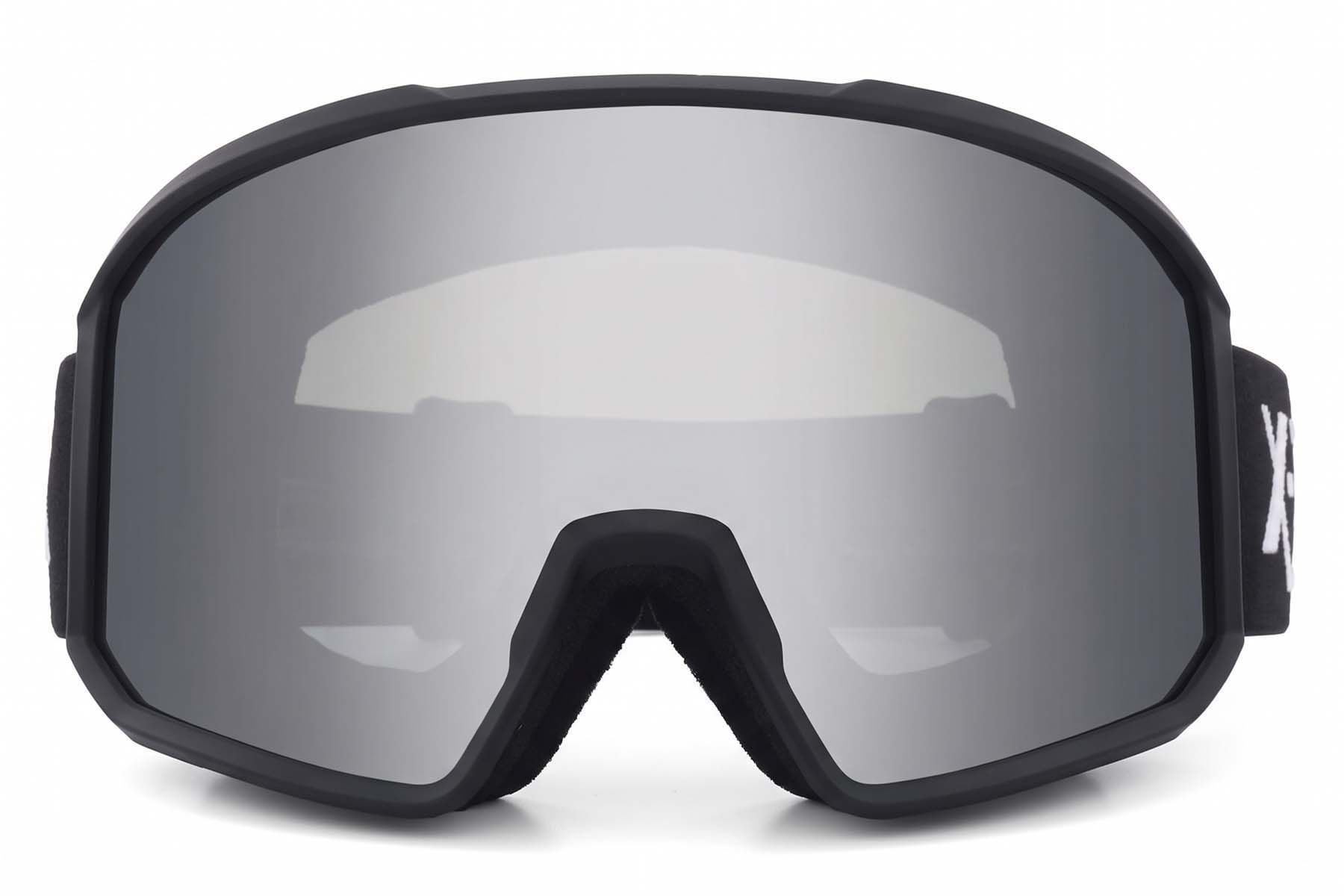 Irregular Black TPU Plastic Ski Goggles #BS2019-0024