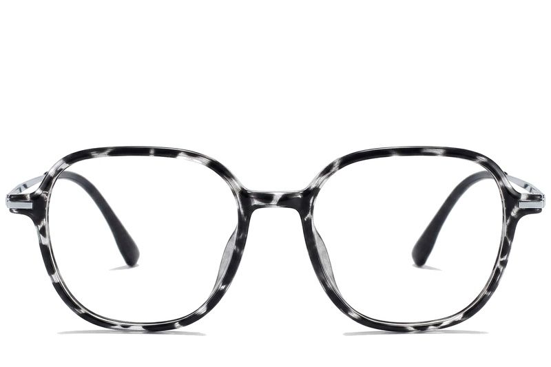 Rectangular Black TR90 Glasses #BS218-0505