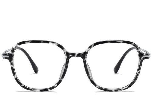 Lunettes rectangulaires noires TR90 #BS218-0505