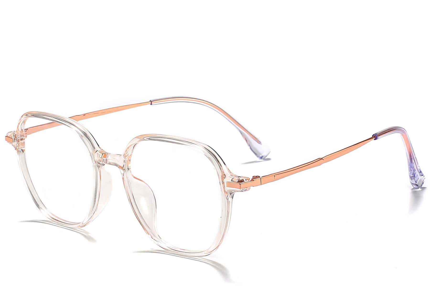 Rectangular Orange TR90 Glasses #BS218-0509
