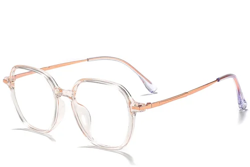 Lunettes rectangulaires orange TR90 #BS218-0509