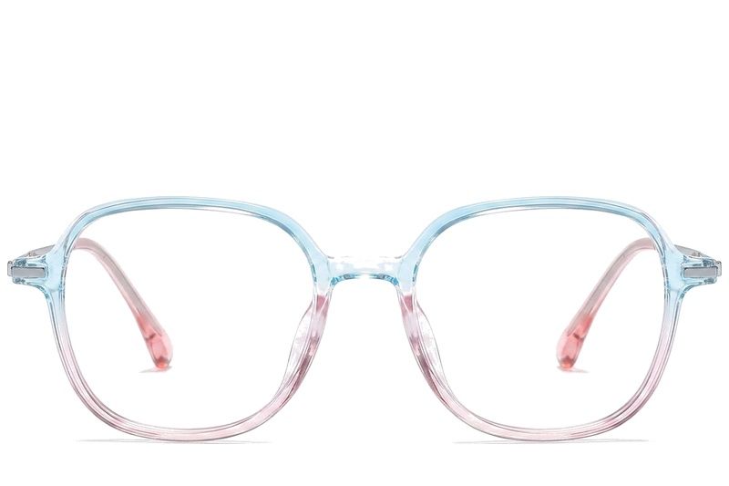 Rectangular Blue TR90 Glasses #BS218-0510