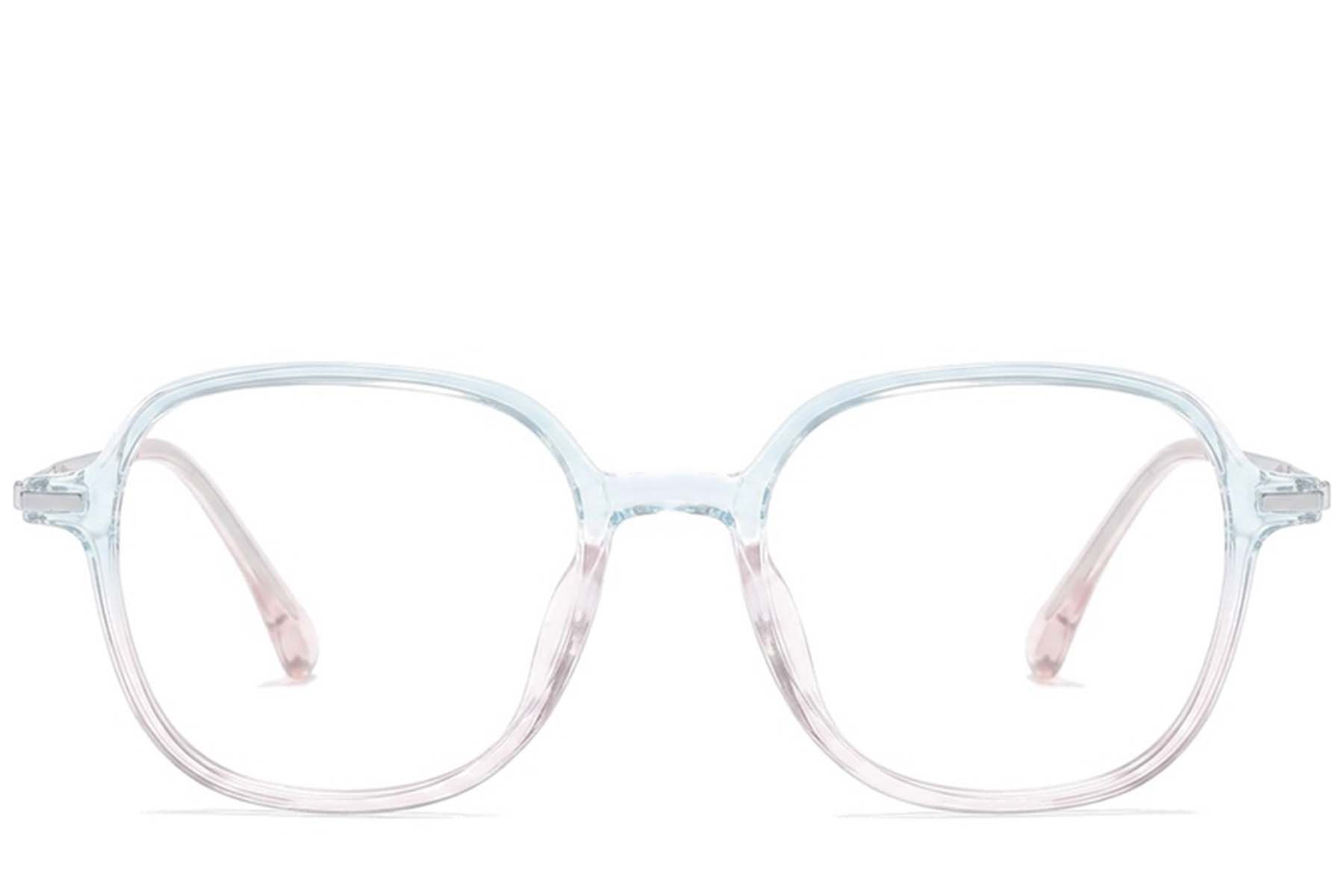 Rectangular Blue TR90 Glasses #BS218-0510