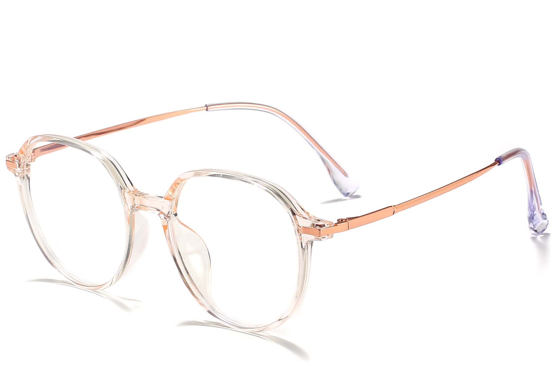 Oval Orange TR90 Glasses #BS218-0513