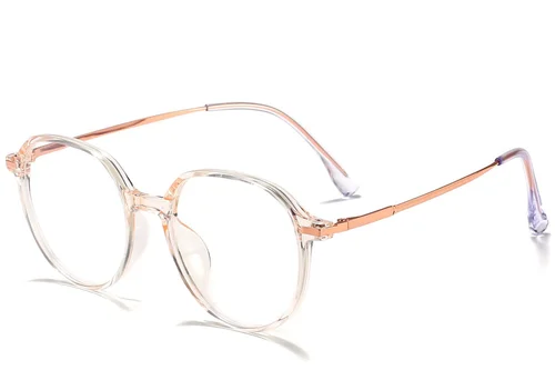Lunettes ovales orange TR90 #BS218-0513