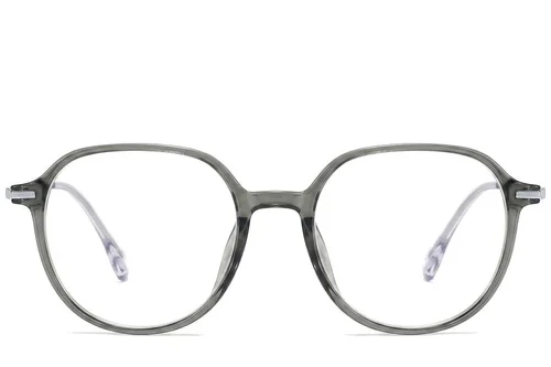 Lunettes ovales vertes TR90 #BS218-0514