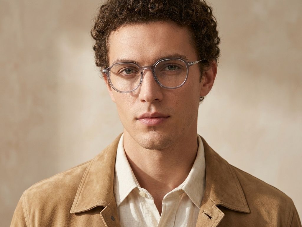 Oval Grey TR90 Glasses #BS218-0515