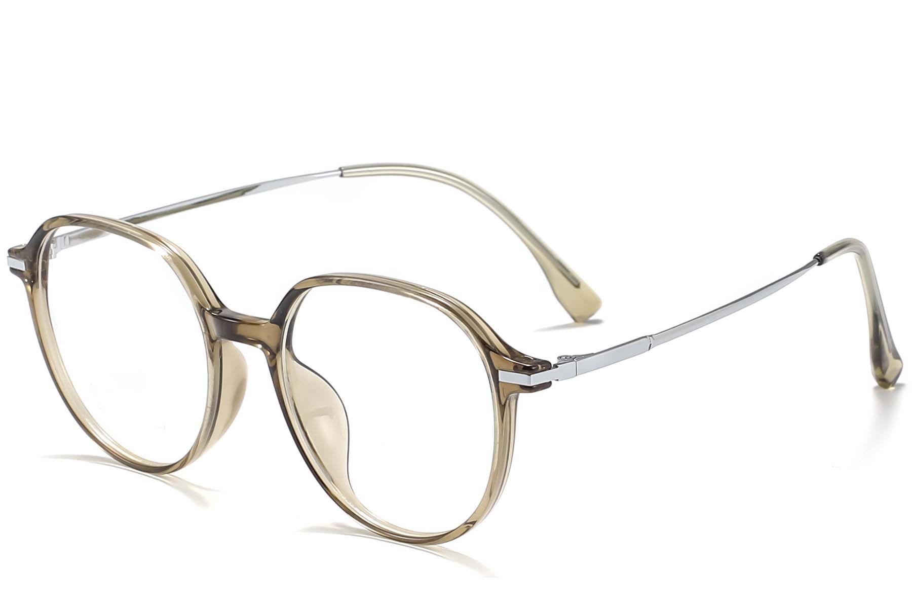 Ovale grüne TR90-Brille #BS218-0516