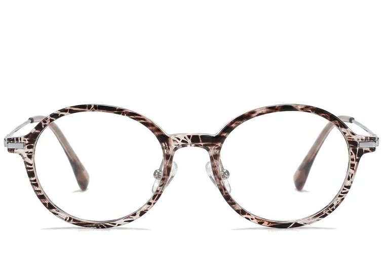 Lunettes ovales marron TR90 #BS218-0520