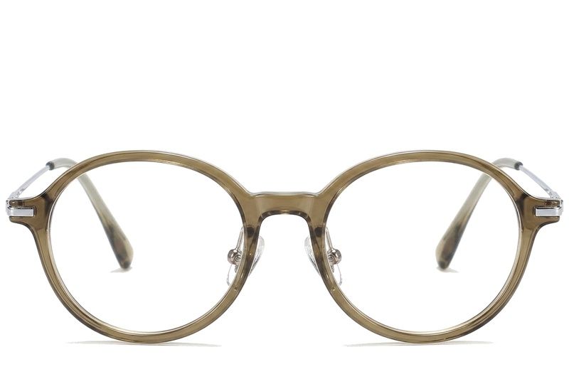Ovale grüne TR90-Brille #BS218-0521