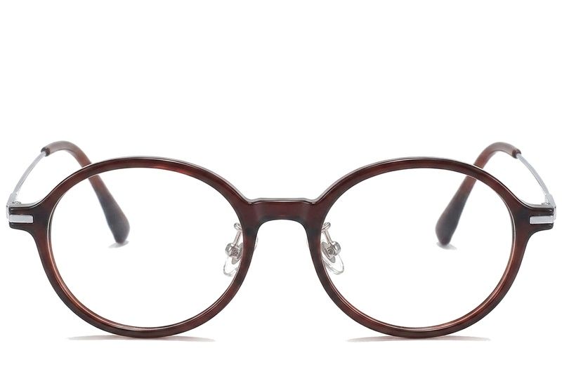 Oval Brown TR90 Glasses #BS218-0523