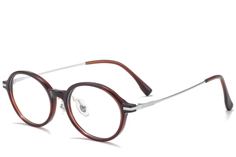 Oval Brown TR90 Glasses #BS218-0523