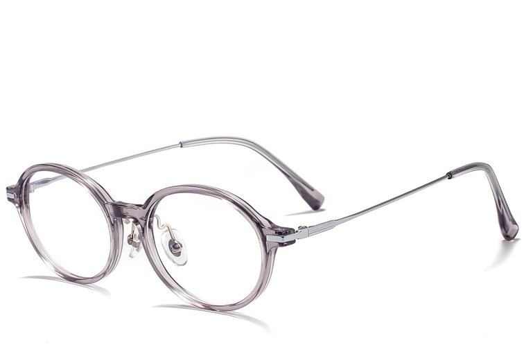 Oval Purple TR90 Glasses #BS218-0526