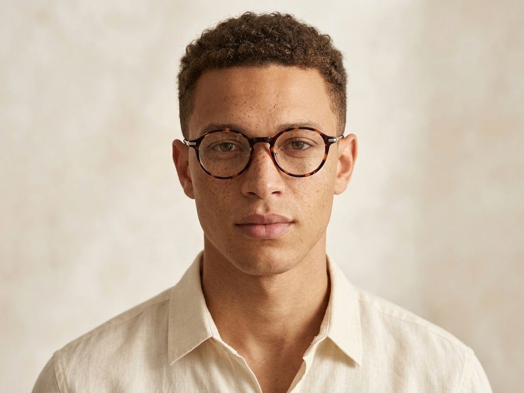 Oval Tortoiseshell TR90 Glasses #BS218-0527