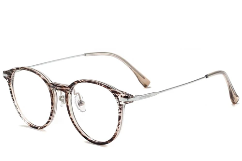 Oval Brown TR90 Glasses #BS218-0529