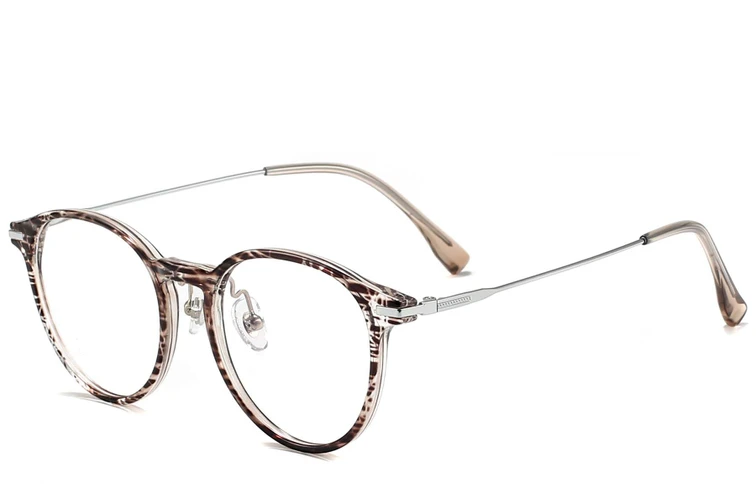 Gafas ovaladas marrones TR90 #BS218-0529