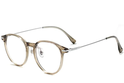Lunettes ovales vertes TR90 #BS218-0530