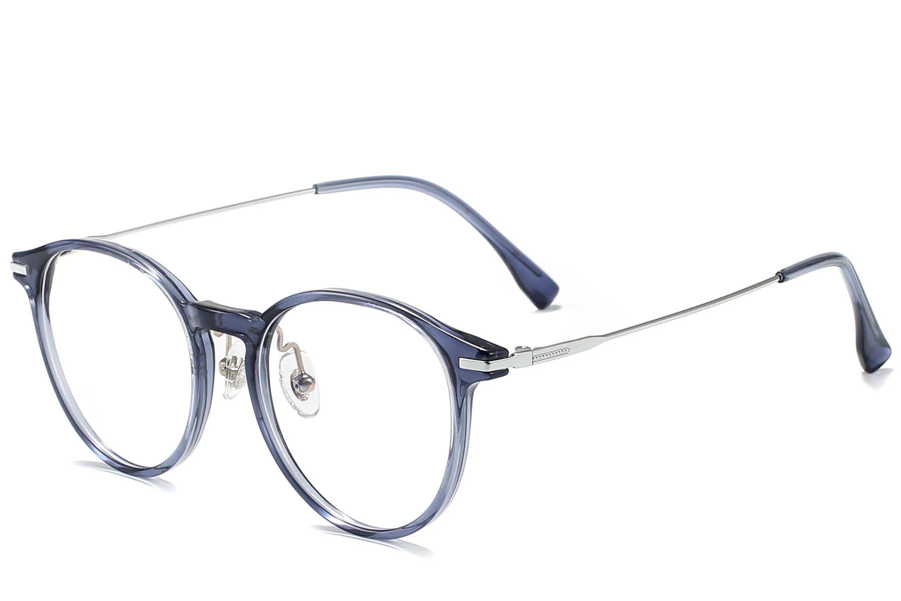 Gafas ovaladas azules TR90 #BS218-0533