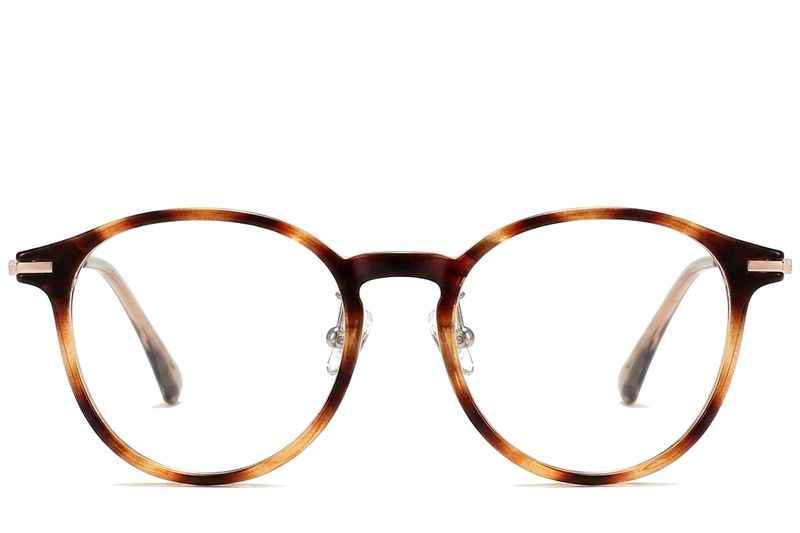 Oval Tortoiseshell TR90 Glasses #BS218-0534
