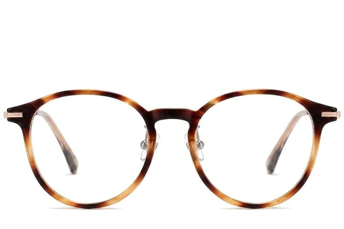 Lunettes ovales écaille de tortue TR90 #BS218-0534