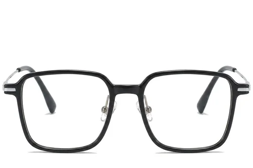 Lunettes rectangulaires noires TR90 #BS218-0535